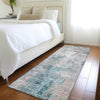 Dalyn Kochi KC4 Teal Area Rug Runner Lifestyle Image Feature