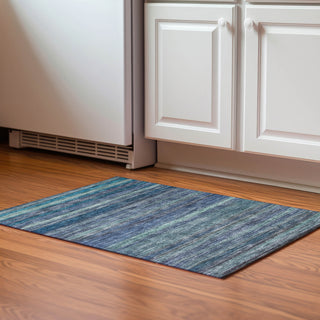 Dalyn Kochi KC5 Blue Area Rug Scatter Lifestyle Image Feature