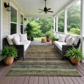 Dalyn Kochi KC5 Brown Area Rug Outdoor Lifestyle Image Feature