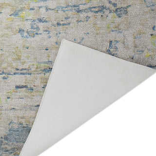Dalyn Kochi KC6 Blue Area Rug Backing Image