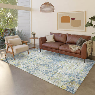 Dalyn Kochi KC6 Blue Area Rug Lifestyle Image Feature