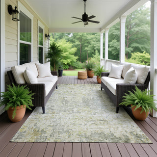 Dalyn Kochi KC6 Sage Area Rug Outdoor Lifestyle Image Feature