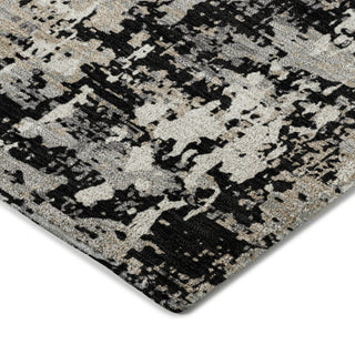 Dalyn Kochi KC7 Black Area Rug Corner Image