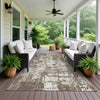 Dalyn Kochi KC7 Brown Area Rug Outdoor Lifestyle Image Feature