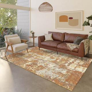 Dalyn Kochi KC7 Copper Area Rug Lifestyle Image Feature