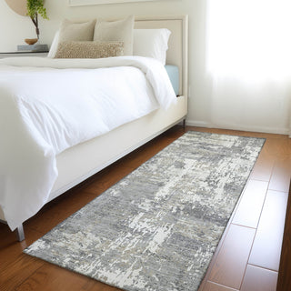 Dalyn Kochi KC7 Gray Area Rug Runner Lifestyle Image Feature