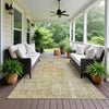 Dalyn Kochi KC8 Khaki Area Rug Outdoor Lifestyle Image Feature