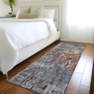 Dalyn Kochi KC8 Plum Area Rug Runner Lifestyle Image Feature