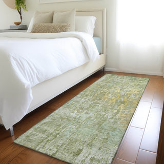 Dalyn Kochi KC8 Sage Area Rug Runner Lifestyle Image Feature