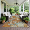Dalyn Kochi KC9 Copper Area Rug Outdoor Lifestyle Image Feature