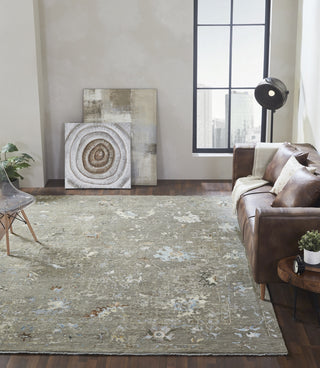 Ancient Boundaries Harvest HAR-1145 Greys/Naturals Area Rug Closeup Image