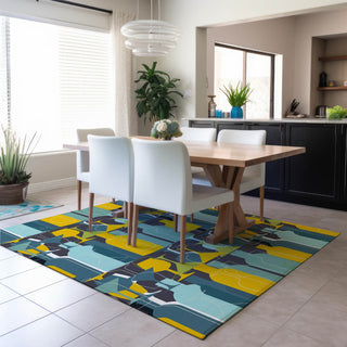 Dalyn Kendall KE13 Ink Area Rug Lifestyle Image Feature