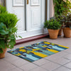 Dalyn Kendall KE13 Ink Area Rug Scatter Outdoor Lifestyle Image Feature