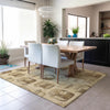 Dalyn Kendall KE18 Parchment Area Rug Lifestyle Image Feature