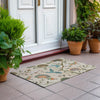 Dalyn Kendall KE19 Putty Area Rug Scatter Outdoor Lifestyle Image Feature