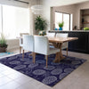 Dalyn Kendall KE6 Navy Area Rug Lifestyle Image Feature