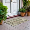 Dalyn Kendall KE7 Beige Area Rug Scatter Outdoor Lifestyle Image Feature