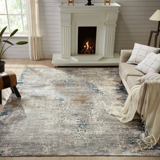 Ancient Boundaries Kerri KER-07 Pearl Grey/Multi Area Rug Alternative Image