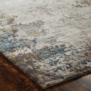 Ancient Boundaries Kerri KER-07 Pearl Grey/Multi Area Rug Corner Image