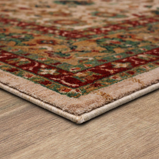 Karastan Spice Market Keralam Cream Area Rug Corner Image
