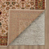 Karastan Spice Market Keralam Cream Area Rug Back Image
