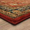 Karastan Spice Market Keralam Garnet Area Rug Angle Image