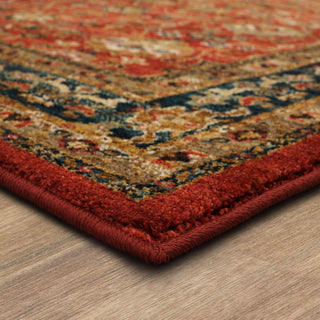 Karastan Spice Market Keralam Garnet Area Rug Angle Image
