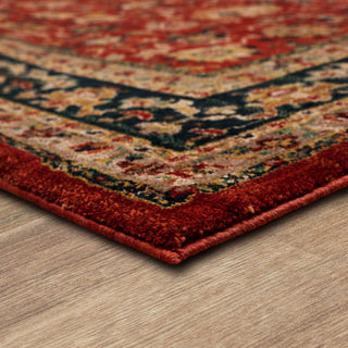 Karastan Spice Market Keralam Garnet Area Rug Angle Image