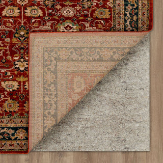 Karastan Spice Market Keralam Garnet Area Rug Back Image