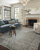 Katherine KES-01 Ocean/Gold Area Rug by Jean Stoffer X Loloi Lifestyle Image Feature