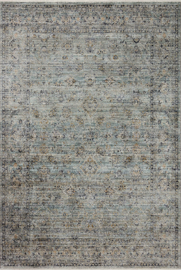 Katherine KES-01 Ocean/Gold Area Rug by Jean Stoffer X Loloi main image