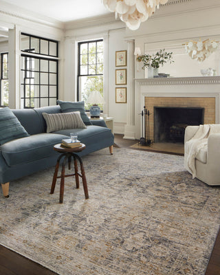 Katherine KES-02 Charcoal/Gold Area Rug by Jean Stoffer X Loloi Lifestyle Image Feature