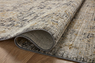 Katherine KES-02 Charcoal/Gold Area Rug by Jean Stoffer X Loloi Pile Image