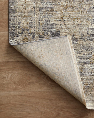 Katherine KES-02 Charcoal/Gold Area Rug by Jean Stoffer X Loloi Backing Image