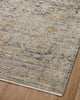 Katherine KES-02 Charcoal/Gold Area Rug by Jean Stoffer X Loloi Angle Image