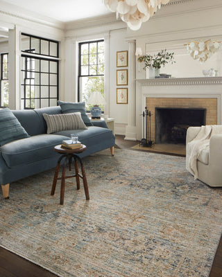 Katherine KES-02 Ocean/Coral Area Rug by Jean Stoffer X Loloi Lifestyle Image Feature