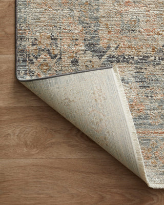 Katherine KES-02 Ocean/Coral Area Rug by Jean Stoffer X Loloi Backing Image