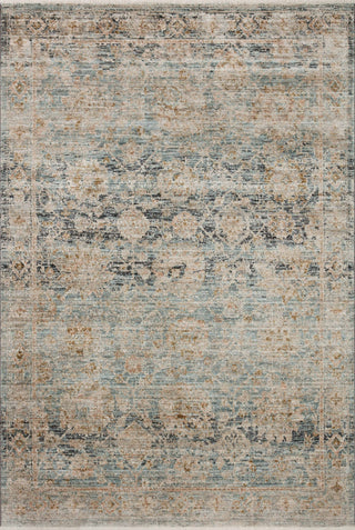 Katherine KES-02 Ocean/Coral Area Rug by Jean Stoffer X Loloi main image