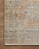 Katherine KES-02 Terracotta/Smoke Area Rug by Jean Stoffer X Loloi Corner Image