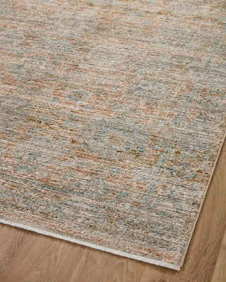 Katherine KES-02 Terracotta/Smoke Area Rug by Jean Stoffer X Loloi Angle Image