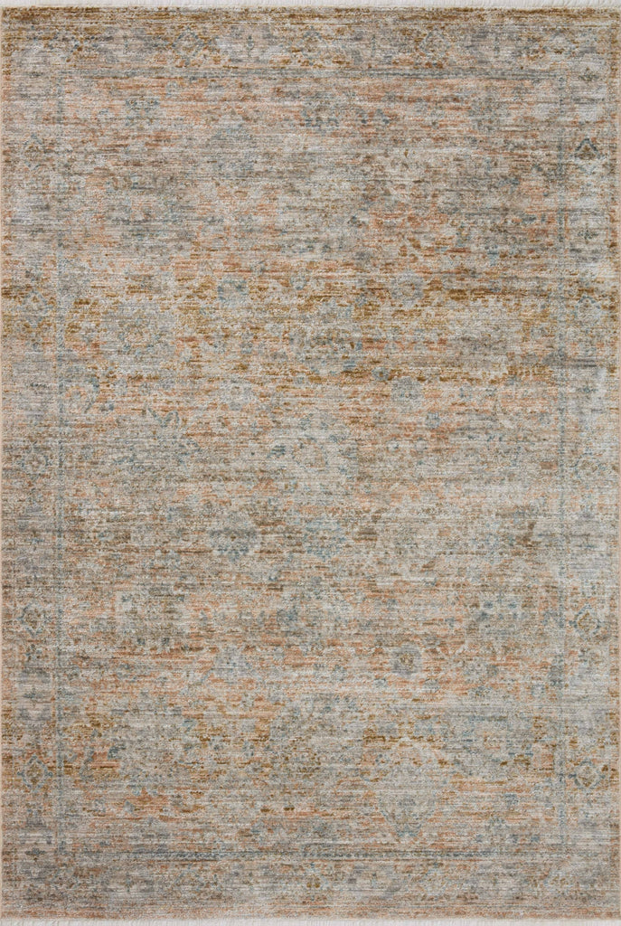 Katherine KES-02 Terracotta/Smoke Area Rug by Jean Stoffer X Loloi main image