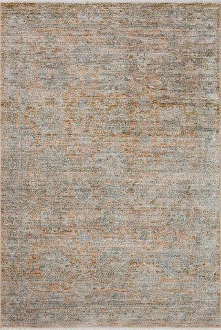 Katherine KES-02 Terracotta/Smoke Area Rug by Jean Stoffer X Loloi main image