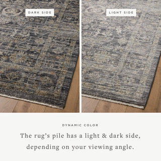 Katherine KES-03 Midnight/Tobacco Area Rug by Jean Stoffer X Loloi Lifestyle Image Feature