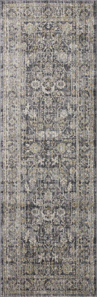 Katherine KES-03 Midnight/Tobacco Area Rug by Jean Stoffer X Loloi Runner Image