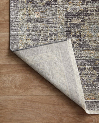 Katherine KES-03 Midnight/Tobacco Area Rug by Jean Stoffer X Loloi Backing Image