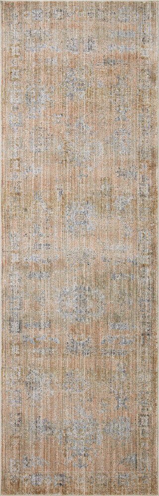 Katherine KES-04 Copper/Steel Area Rug by Jean Stoffer X Loloi Runner Image