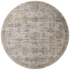 Katherine KES-04 Pebble/Ocean Area Rug by Jean Stoffer X Loloi Round Image
