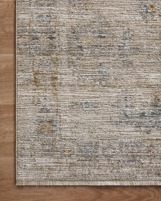 Katherine KES-04 Pebble/Ocean Area Rug by Jean Stoffer X Loloi Corner Image