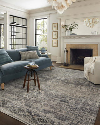 Katherine KES-05 Graphite/Jade Area Rug by Jean Stoffer X Loloi Lifestyle Image Feature
