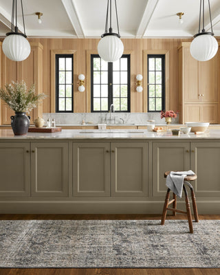 Katherine KES-05 Graphite/Jade Area Rug by Jean Stoffer X Loloi Lifestyle Image Feature